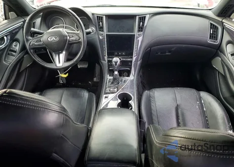 2017 Infiniti Q60 Red Sport 400 from USA, damaged, VIN JN1FV7EL0HM700955